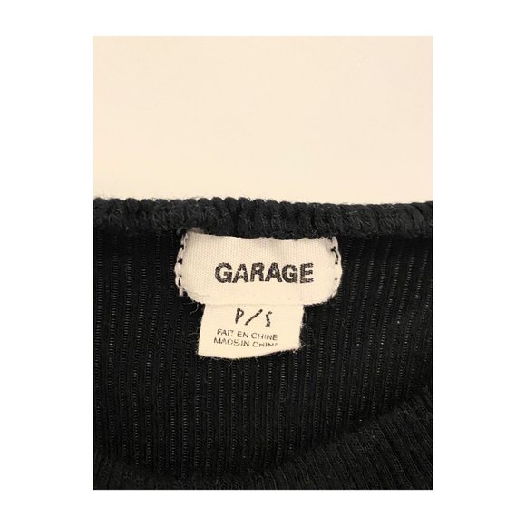 GARAGE Black Crop Top - Picture 3 of 3